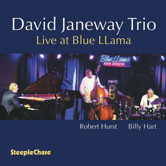the album cover for David Janeway - Live At Blue Llama