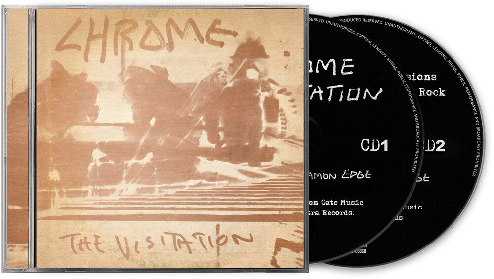 the album cover for Chrome - The Visitation