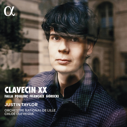 the album cover for Justin Taylor - Clavecin Xx