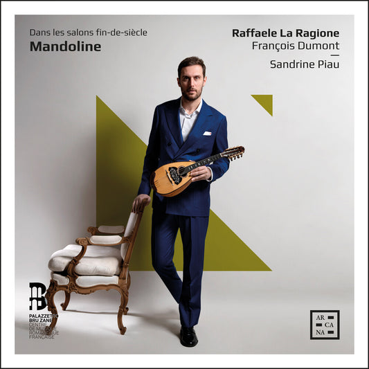the album cover for Raffaele La Ragione - Mandoline - Dans Les Salons Fin-De-Siecle