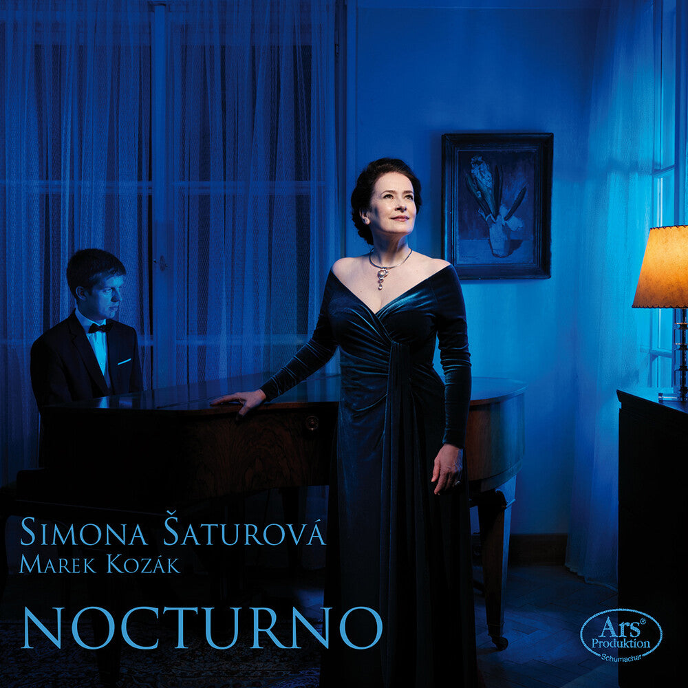 the album cover for Simona Saturova - Nocturno