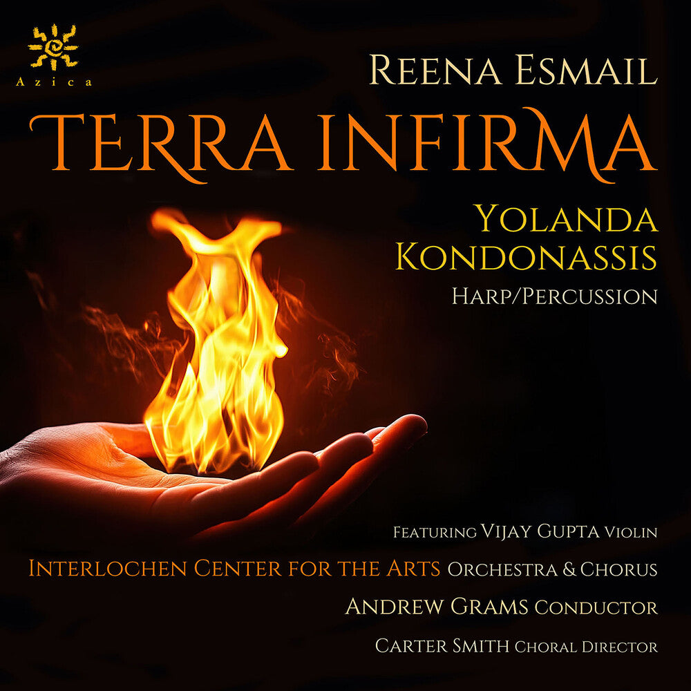 the album cover for Yolanda Kondonassis - Terra Infirma