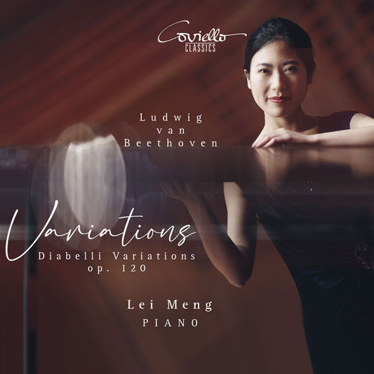 the album cover for Lei Meng - Diabelli Variations Op. 120