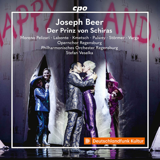 the album cover for Carlos Pelizari  Moreno - Joseph Beer: Der Prinz Von Schiras