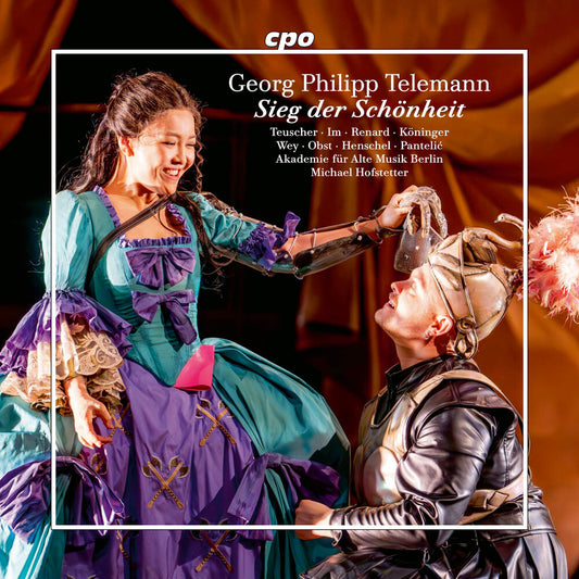 the album cover for Lydia Teuscher - Sieg Der Schonheit Twv 21:10