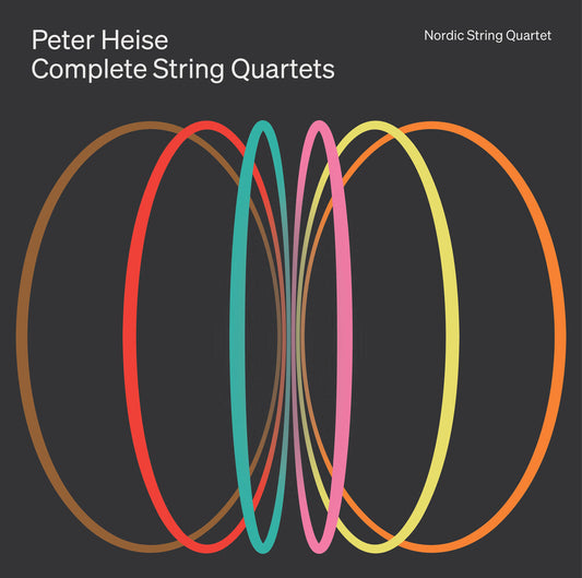 the album cover for Nordic String Quartet - Peter Heise: Complete Str Qrts
