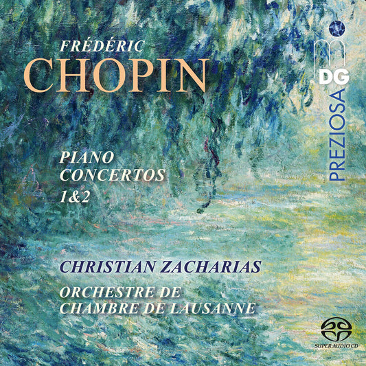 the album cover for Christian Zacharias - Chopin: Complete Pno Cons