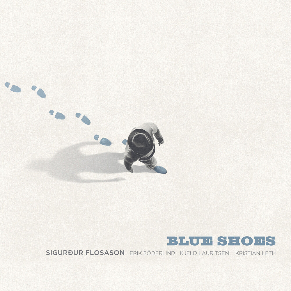 the album cover for Sigurdur Flosason - Blue Shoes