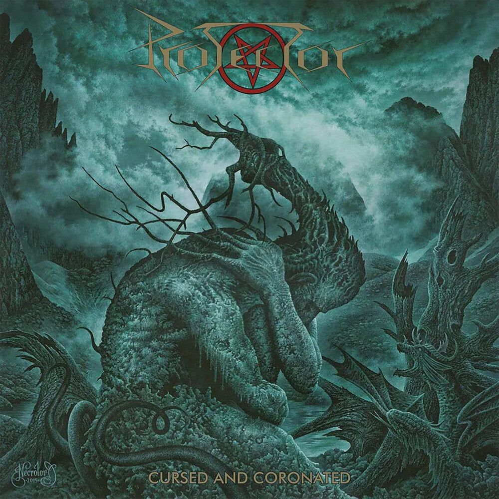 the album cover for Protector - Cursed & Coronated [Reissue]