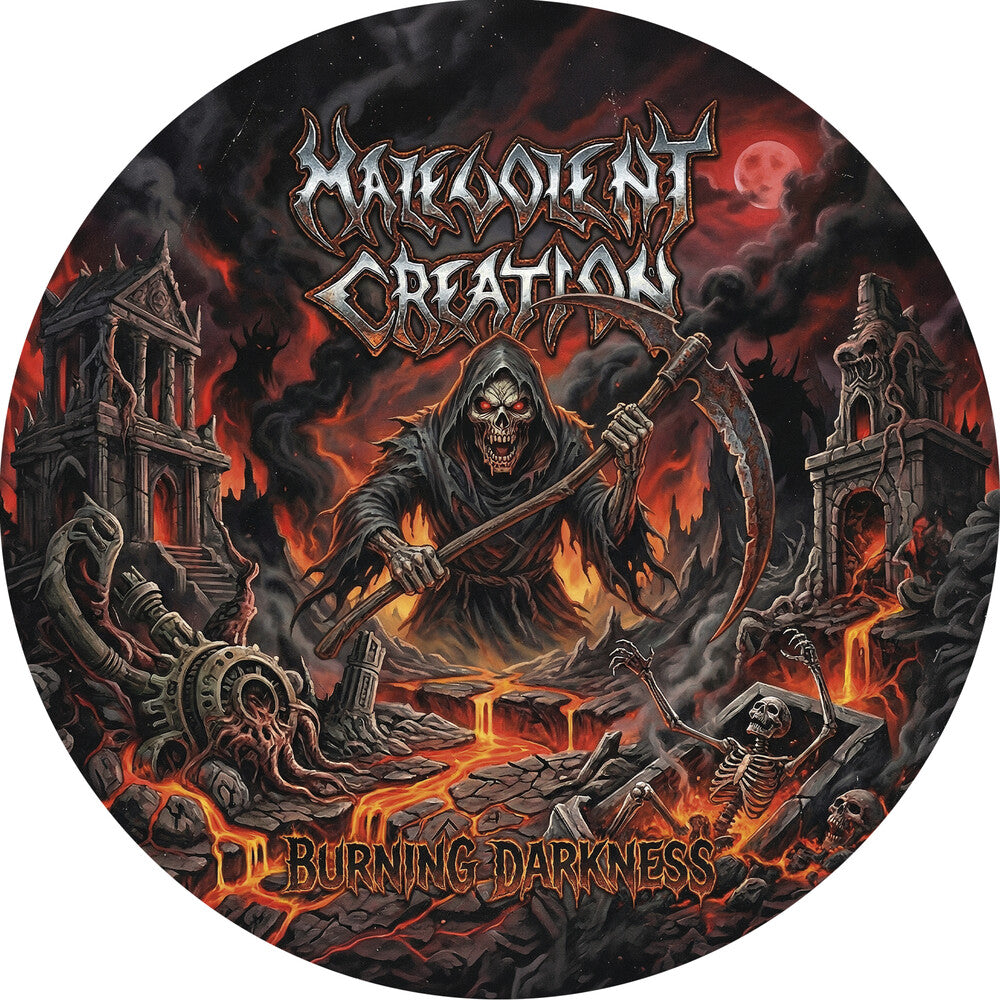 the album cover for Malevolent Creation - Burning Darkness [Limited Edition] (Pict)