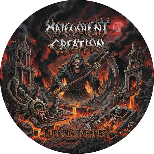 the album cover for Malevolent Creation - Burning Darkness [Limited Edition] (Pict)