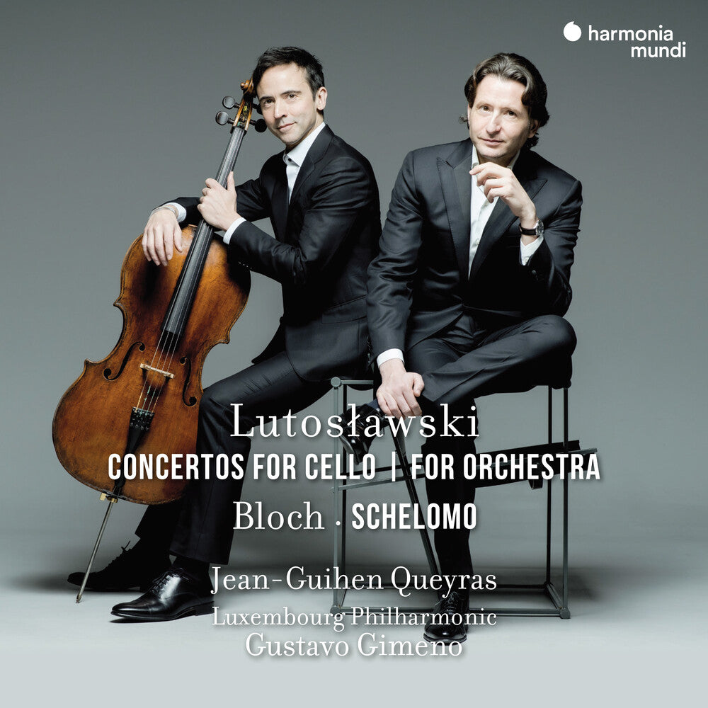 the album cover for Jean Queyras -Guihen / Luxembourg Philharmonic - Lutos?Awski: Concerto For Cello
