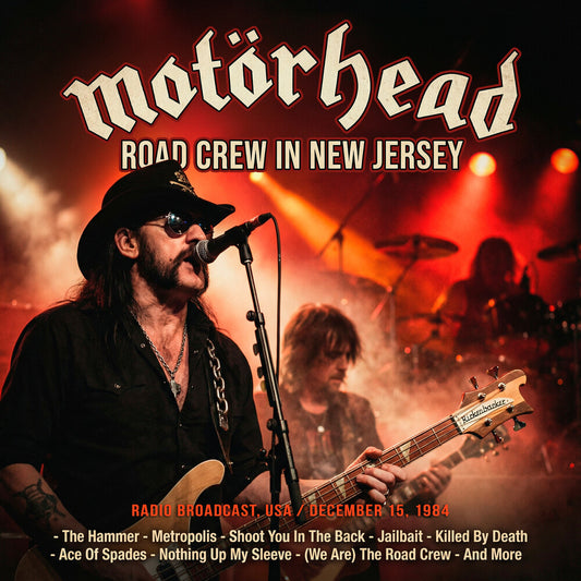 the album cover for Motörhead - Road Crew In New Jersey