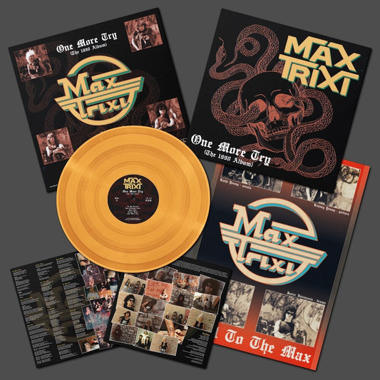 the album cover for Max Trixi - One More Try (1990 Album) [Colored Vinyl]