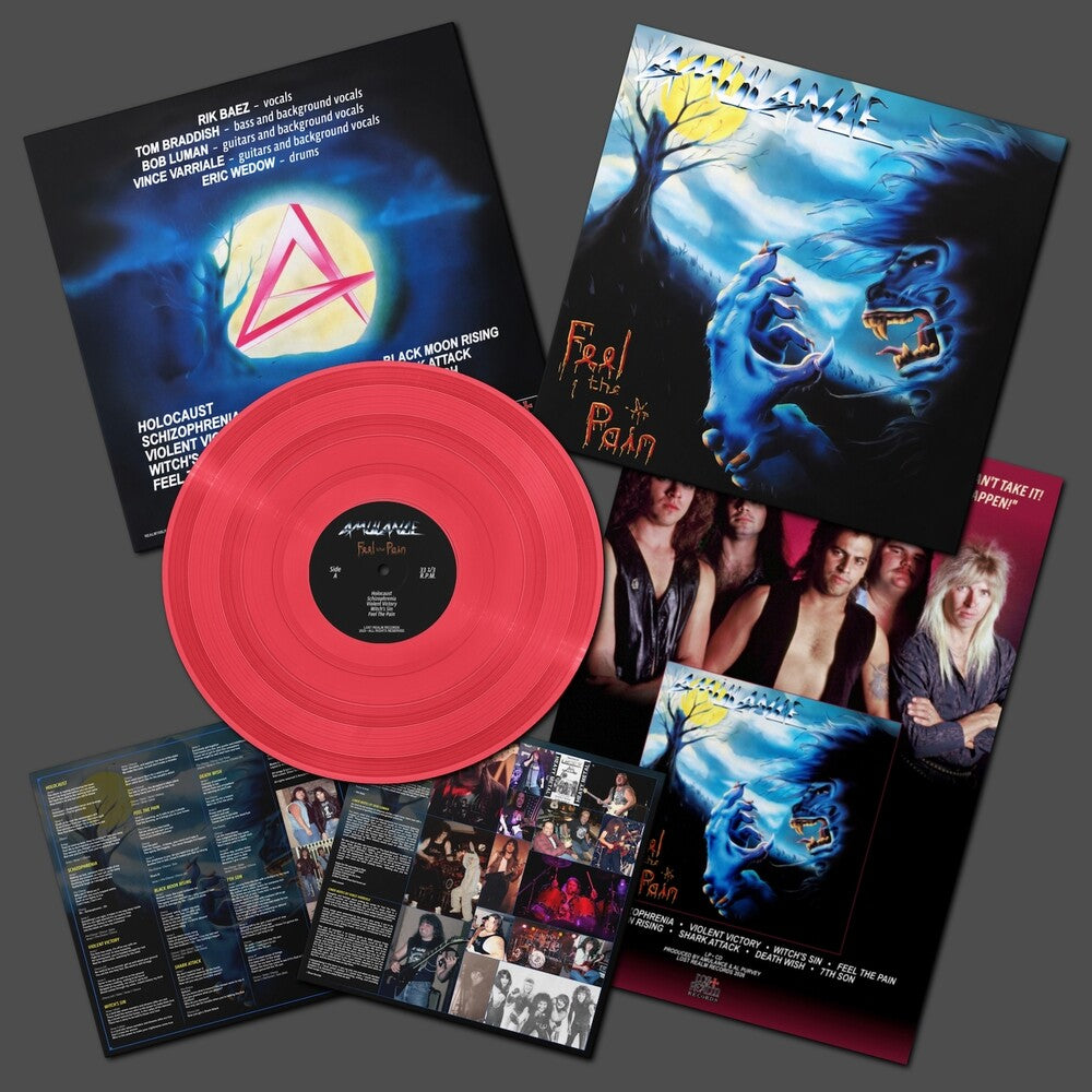 the album cover for Amulance - Feel The Pain [Colored Vinyl]
