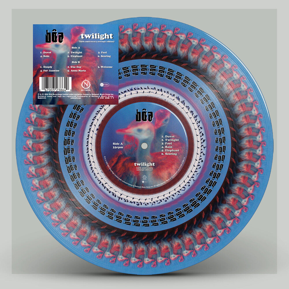 the album cover for Boa - Twilight (25th Anniversary Zoetrope) (Pict) (Aniv)