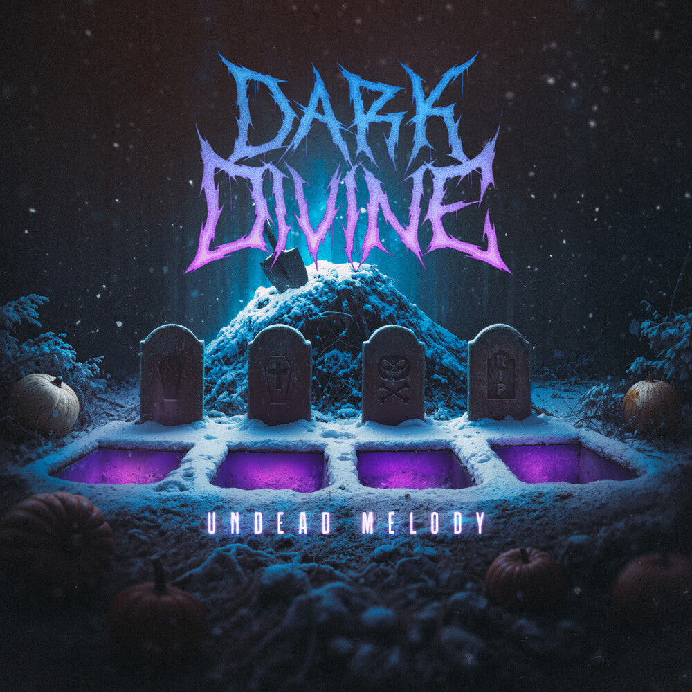 the album cover for Dark Divine - Undead Melody (Blk) (Blue) [Colored Vinyl] (Viol) (Spla)
