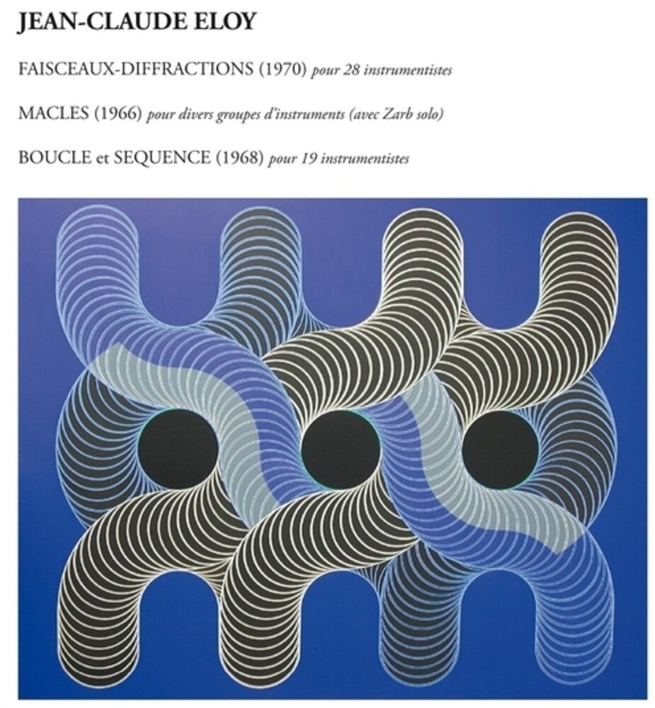 the album cover for Jean Eloy -Claude - Faisceaux-Diffractions - Macles - Boucle Sequence