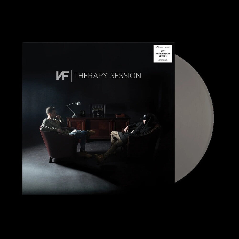 the album cover for NF - Therapy Session (10th Anniversary Deluxe Edition) [Titanium]