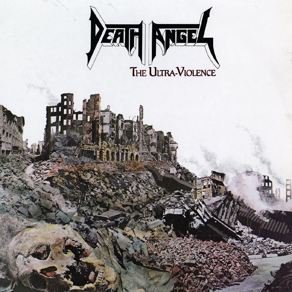 the album cover for Death Angel - Ultra-Violence - Remastered - Smoking Crater