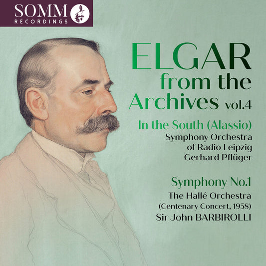 the album cover for Symphony Orchestra Of Radio Leipzig - Elgar From The Archives Vol. 4