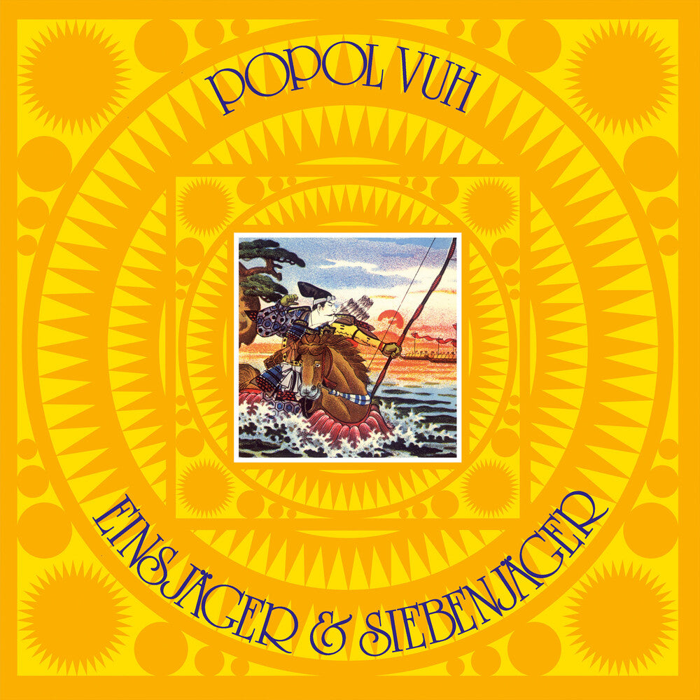 the album cover for Popol Vuh - Einsjager Und Siebenjager (Uk)