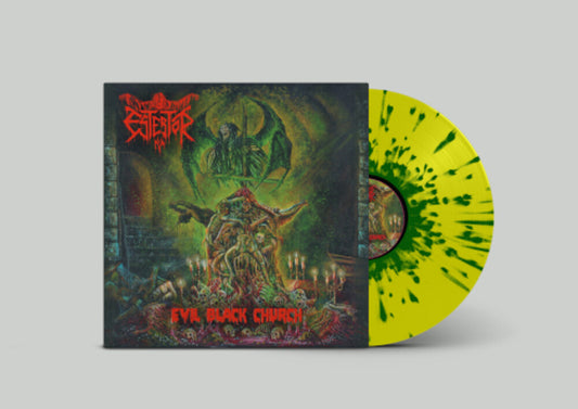 the album cover for Estertor - Evil Black Church (Spla)