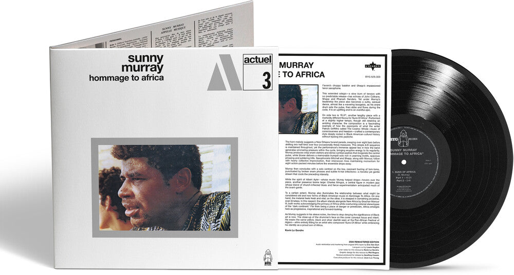 the album cover for Sunny Murray - Hommage To Africa [Deluxe] (Gate) [Limited Edition] (Ofgv) [Remastered]