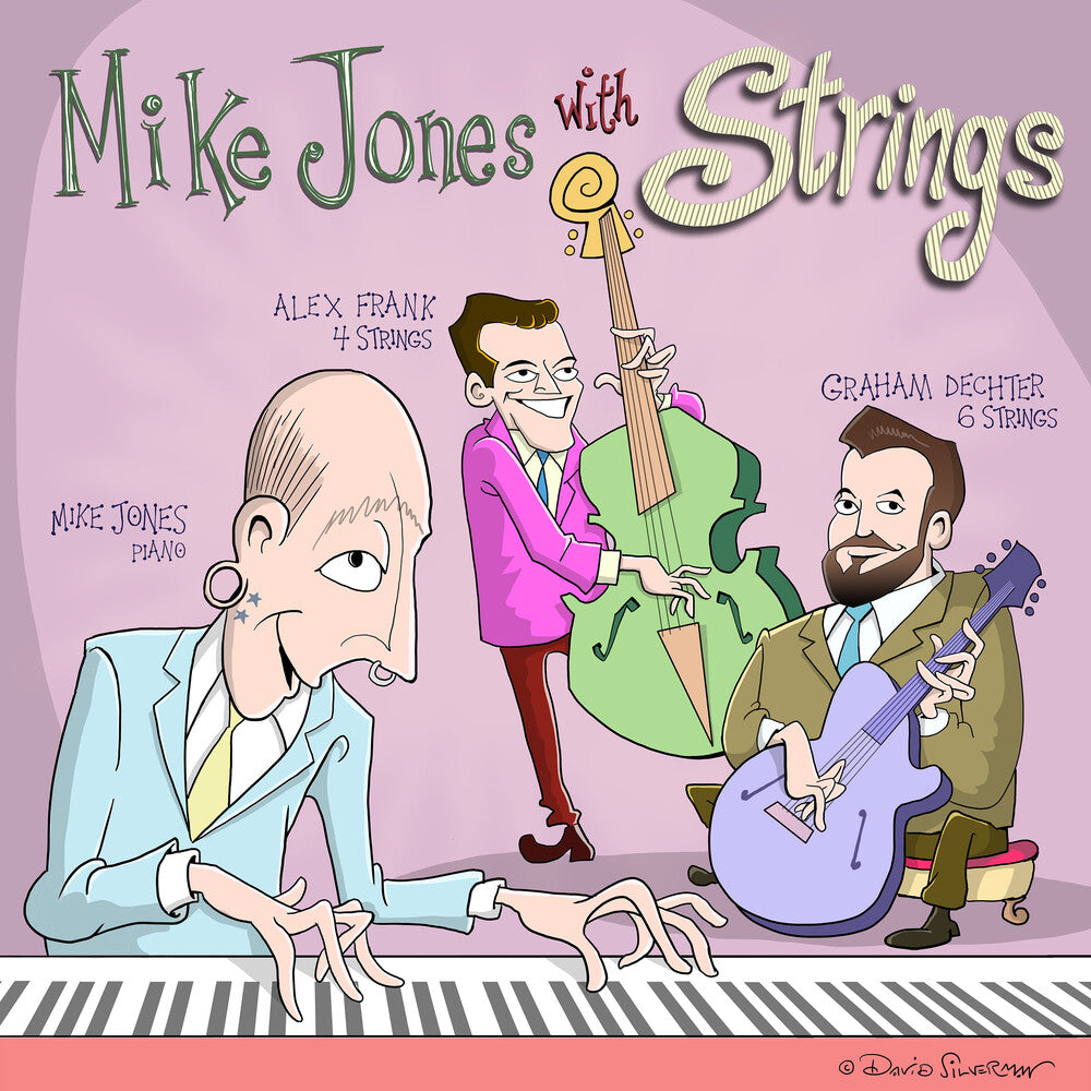 the album cover for Mike & Graham Dechter & Alex Frank Jones - Mike Jones With Strings