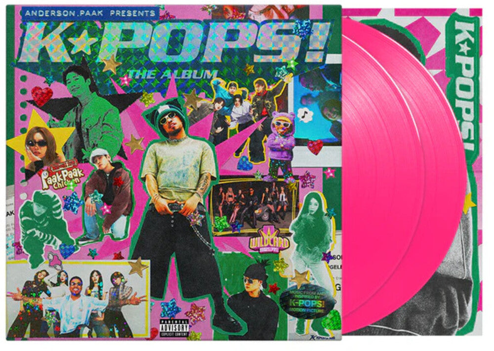 the album cover for Anderson Paak - K-Pops: The Album [Colored Vinyl] [Limited Edition] (Pnk) (Uk)