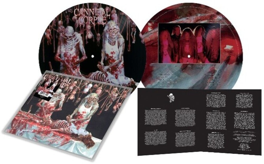 the album cover for Cannibal Corpse - Butchered At Birth - Pitcure Disc