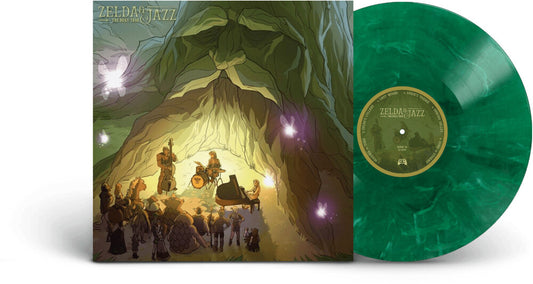 the album cover for Deku Trio - Zelda & Jazz [Green Marble]