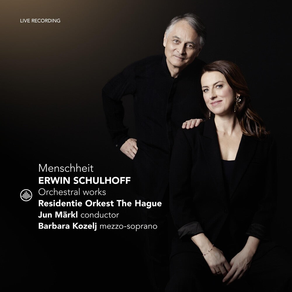the album cover for Barbara Kozelj - Menschheit - Orchestral Works