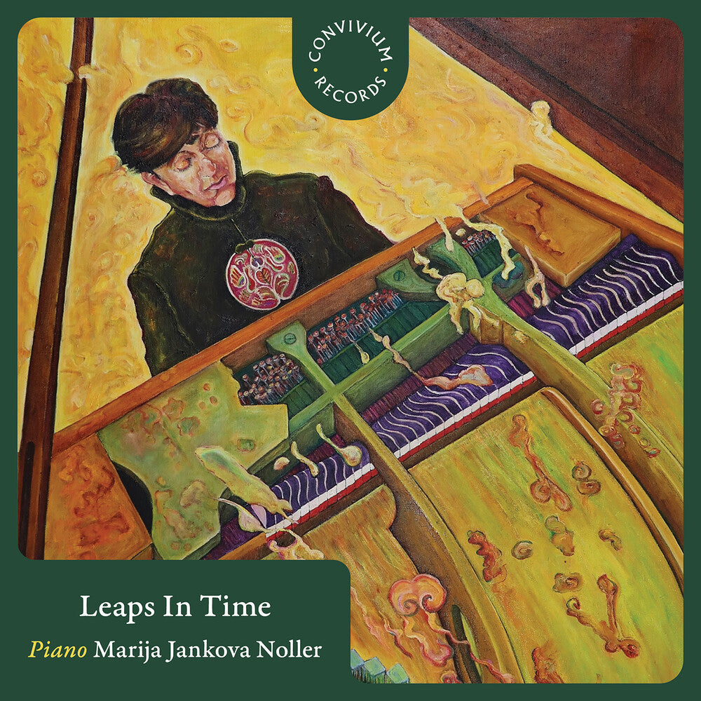 the album cover for Marija Noller  Jankova - Leaps In Time