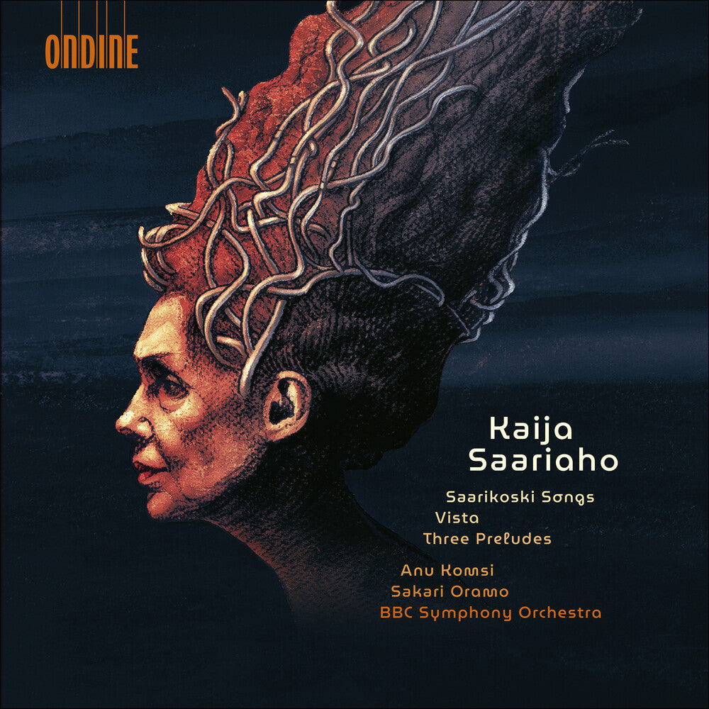 the album cover for Anu Komsi - Kaija Saariaho: Saarikoski Songs Vista Three