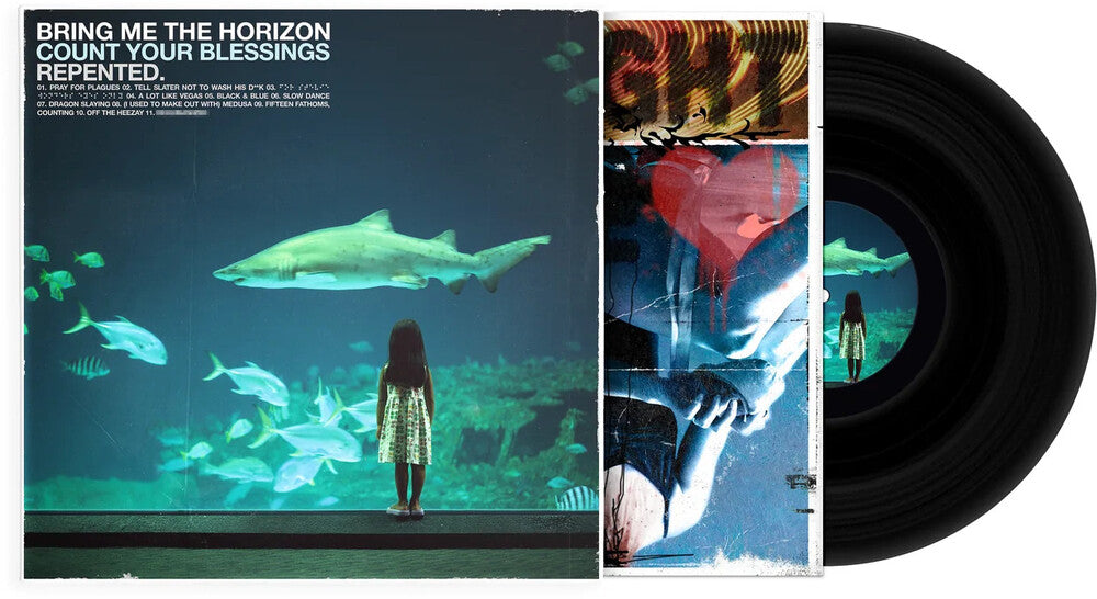 the album cover for Bring Me The Horizon - Count Your Blessings - Repented