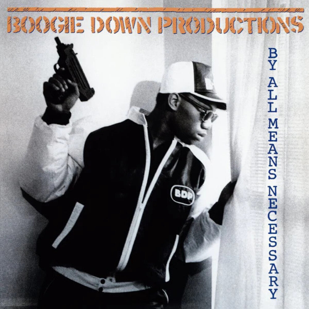 the album cover for Boogie Down Productions - By All Means Necessary (Uk)