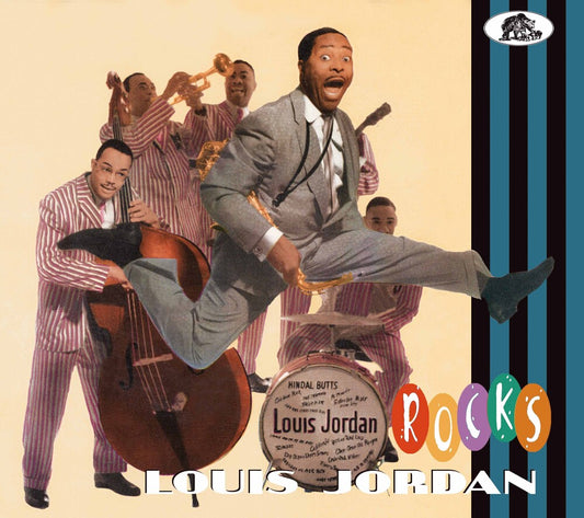 the album cover for Louis Jordan - Rocks