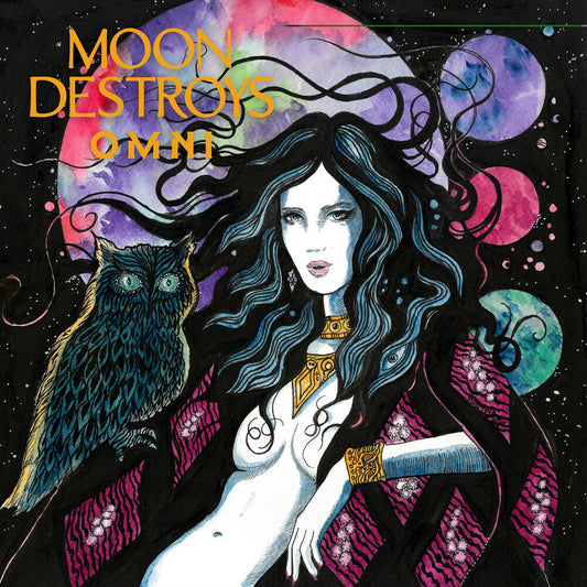 the album cover for Moon Destroys - Omni