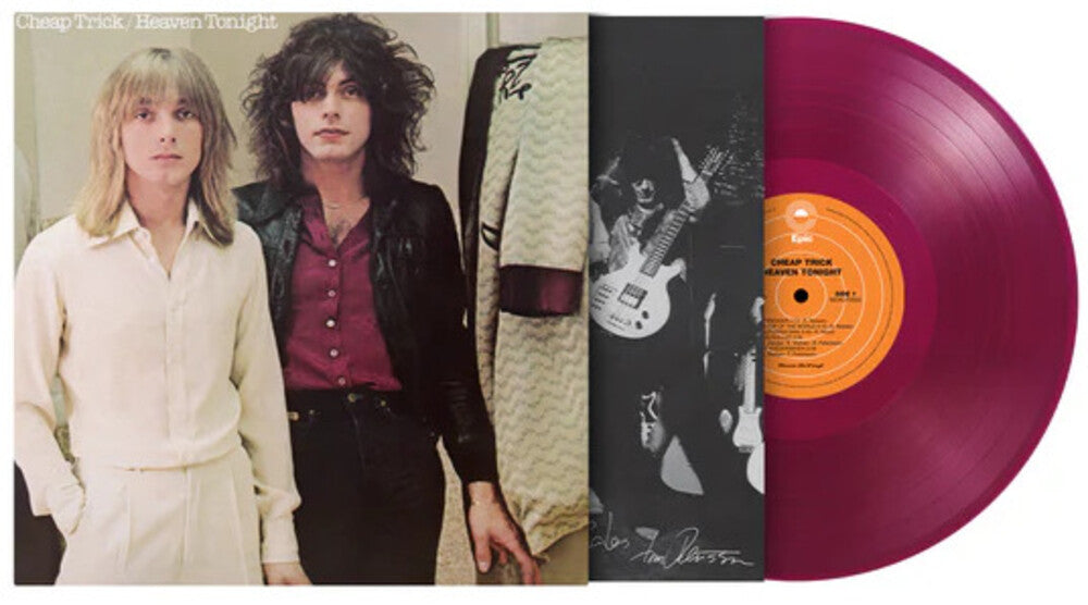 the album cover for Cheap Trick - Heaven Tonight [180 Gram Color]