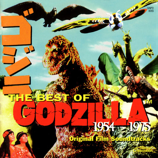 the album cover for Akira Ifukube  / Manabe,Riichiroh - Best Of Godzilla: 1954-1975 - O.S.T.