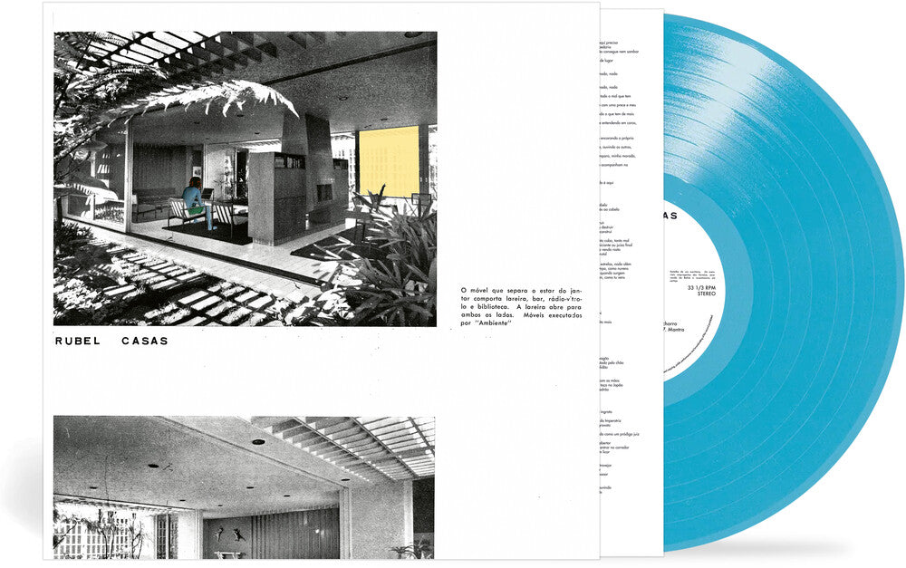 the album cover for Rubel - Casas [Indie Exclusive] (Blue) [Colored Vinyl] [Indie Exclusive]