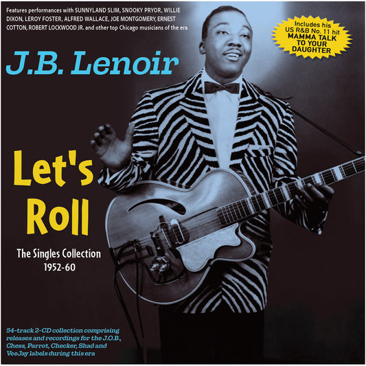 the album cover for Lenoir, J.B. - Let's Roll: The Singles Collection 1952-60