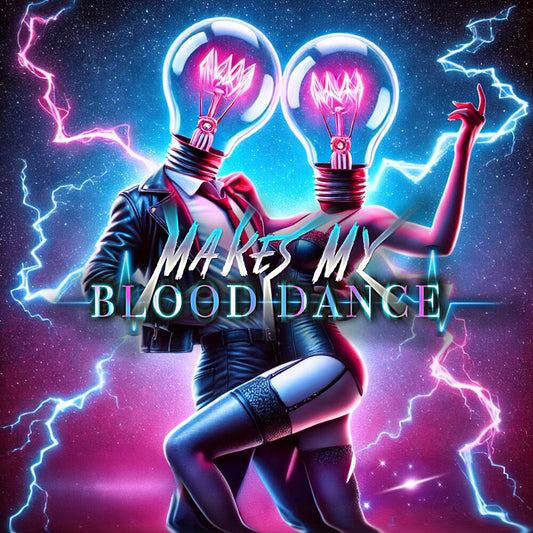 the album cover for Makes My Blood Dance - Z3r0 2 Lght P33d