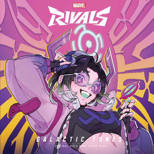 the album cover for Synchron Stage Orchestra (Colv) (Purp) - Marvel Rivals: Galactic / O.S.T. [Colored Vinyl] (Purp)