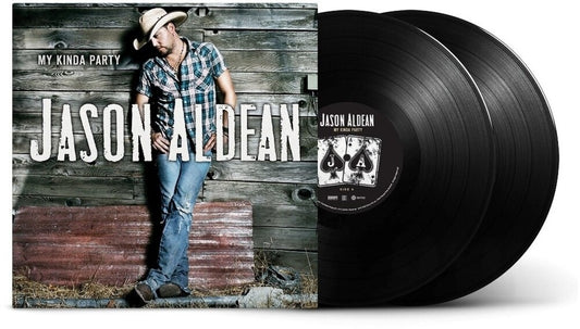 the album cover for Jason Aldean - My Kinda Party