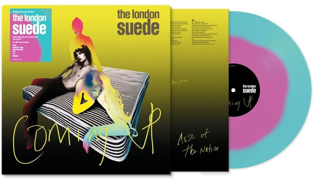 the album cover for London Suede - Coming Up: 30th Anniversary (Blue) [Colored Vinyl] (Pnk)