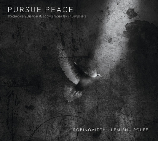 the album cover for Amy Hillis - Pursue Peace -Contemporary Chamber Music Canadian