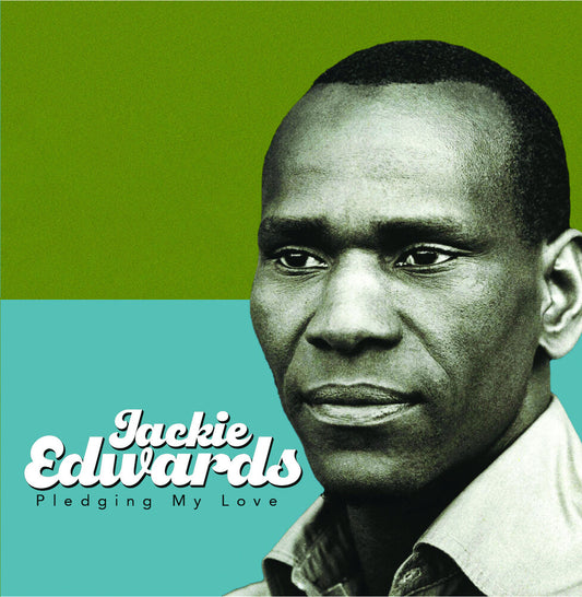the album cover for Edwards, Jackie - Pledging My Love