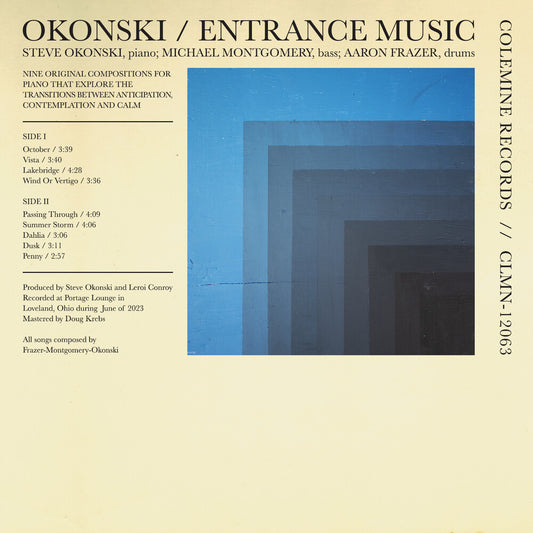 the album cover for Okonski - Entrance Music